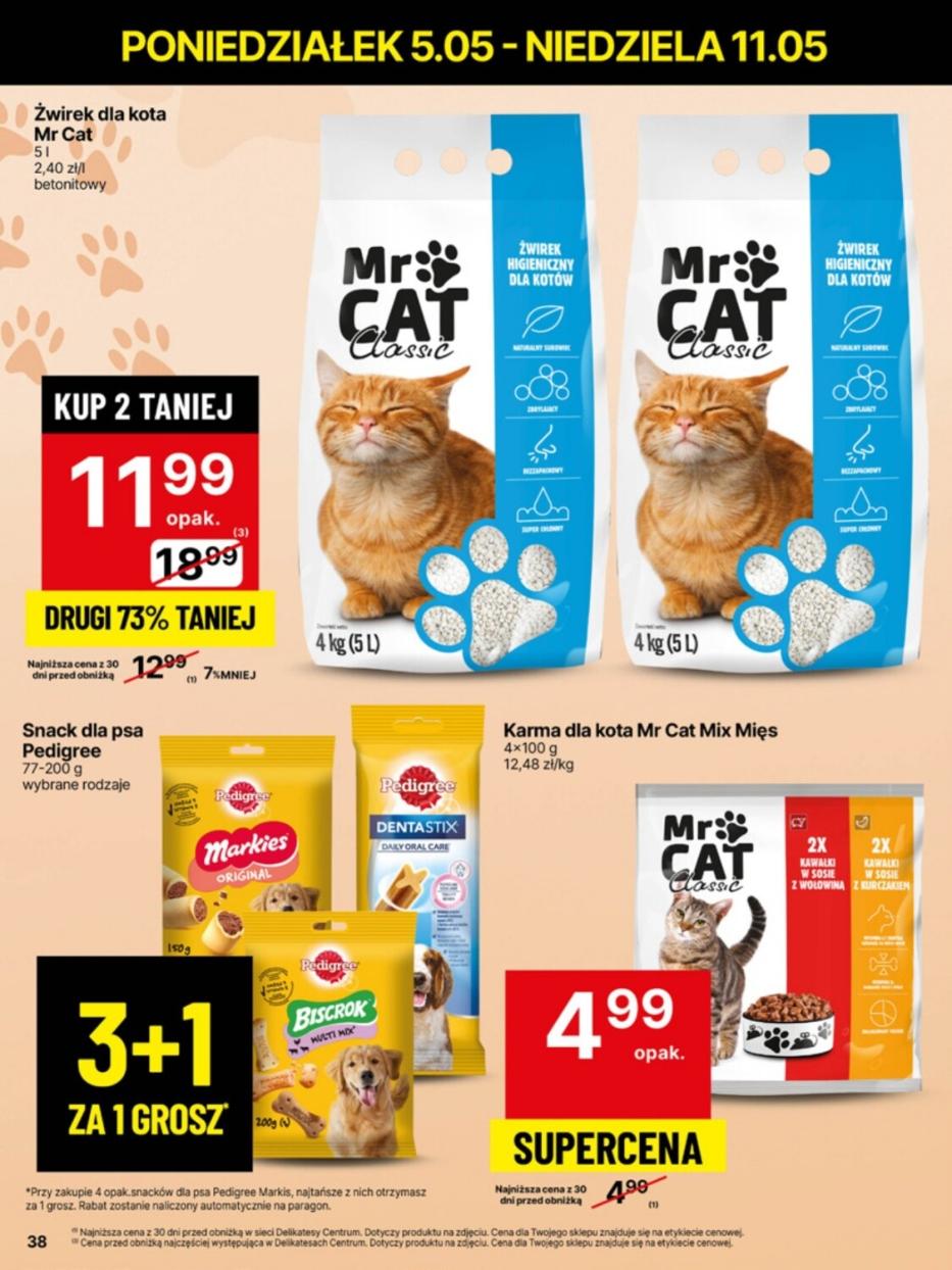 Gazetka promocyjna Delikatesy Centrum str. 38