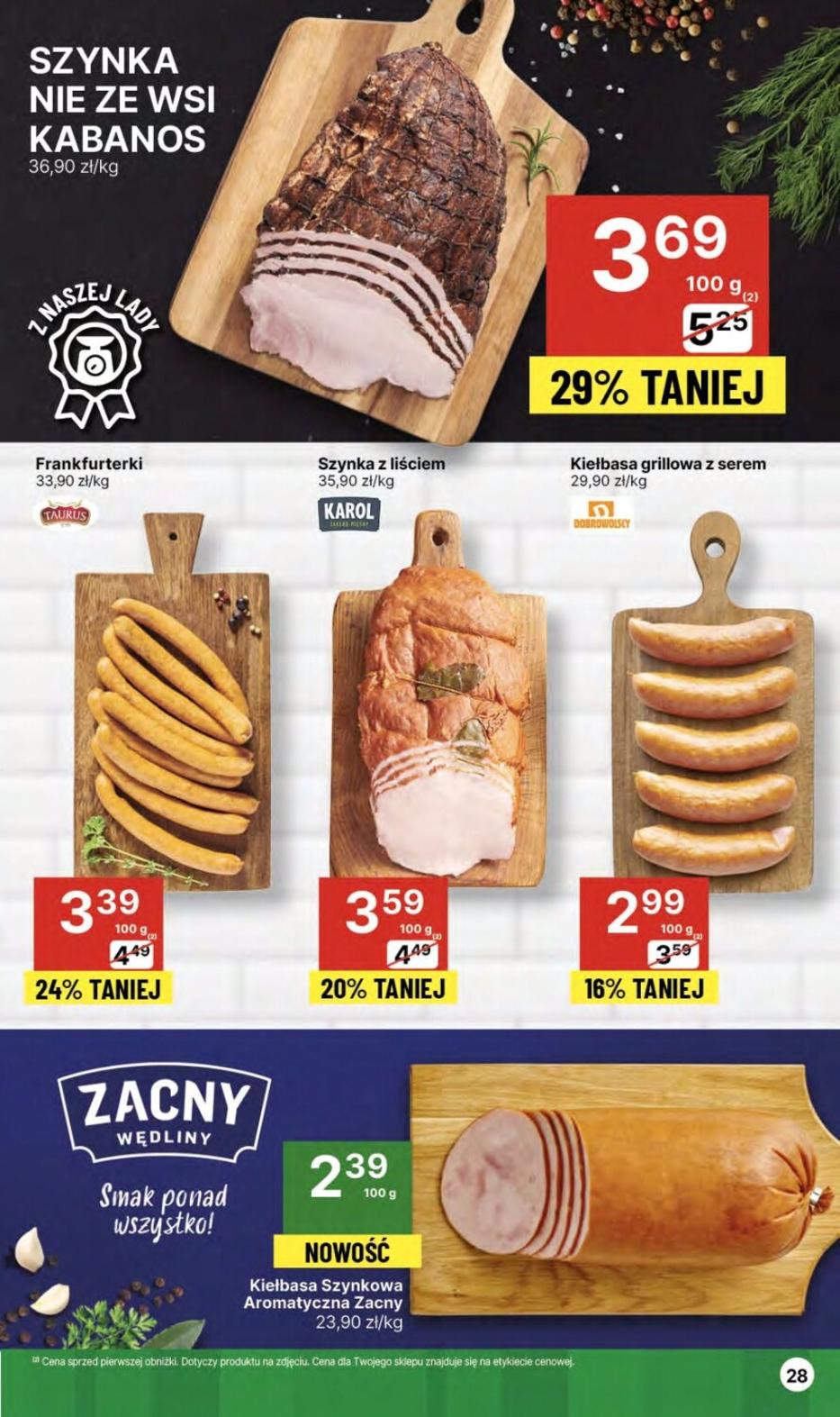 Gazetka promocyjna Delikatesy Centrum str. 28