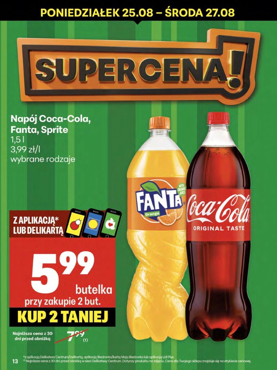 Gazetka promocyjna Delikatesy Centrum str. 13
