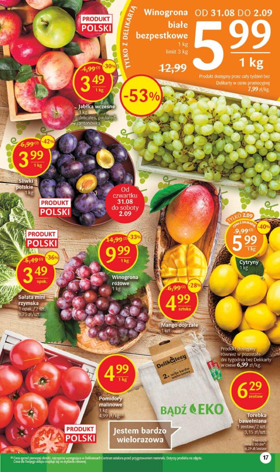 Gazetka promocyjna Delikatesy Centrum str. 17