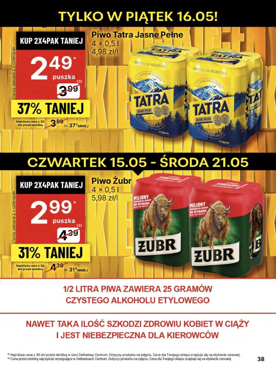 Gazetka promocyjna Delikatesy Centrum str. 38