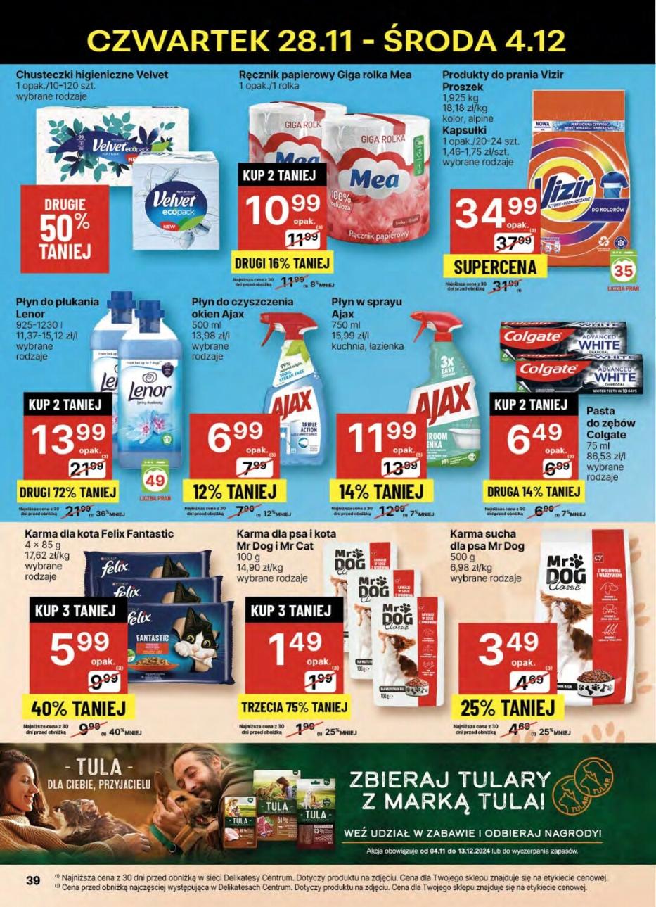 Gazetka promocyjna Delikatesy Centrum str. 39