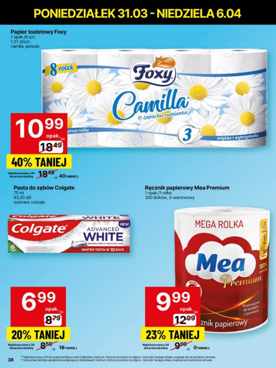 Gazetka promocyjna Delikatesy Centrum str. 36