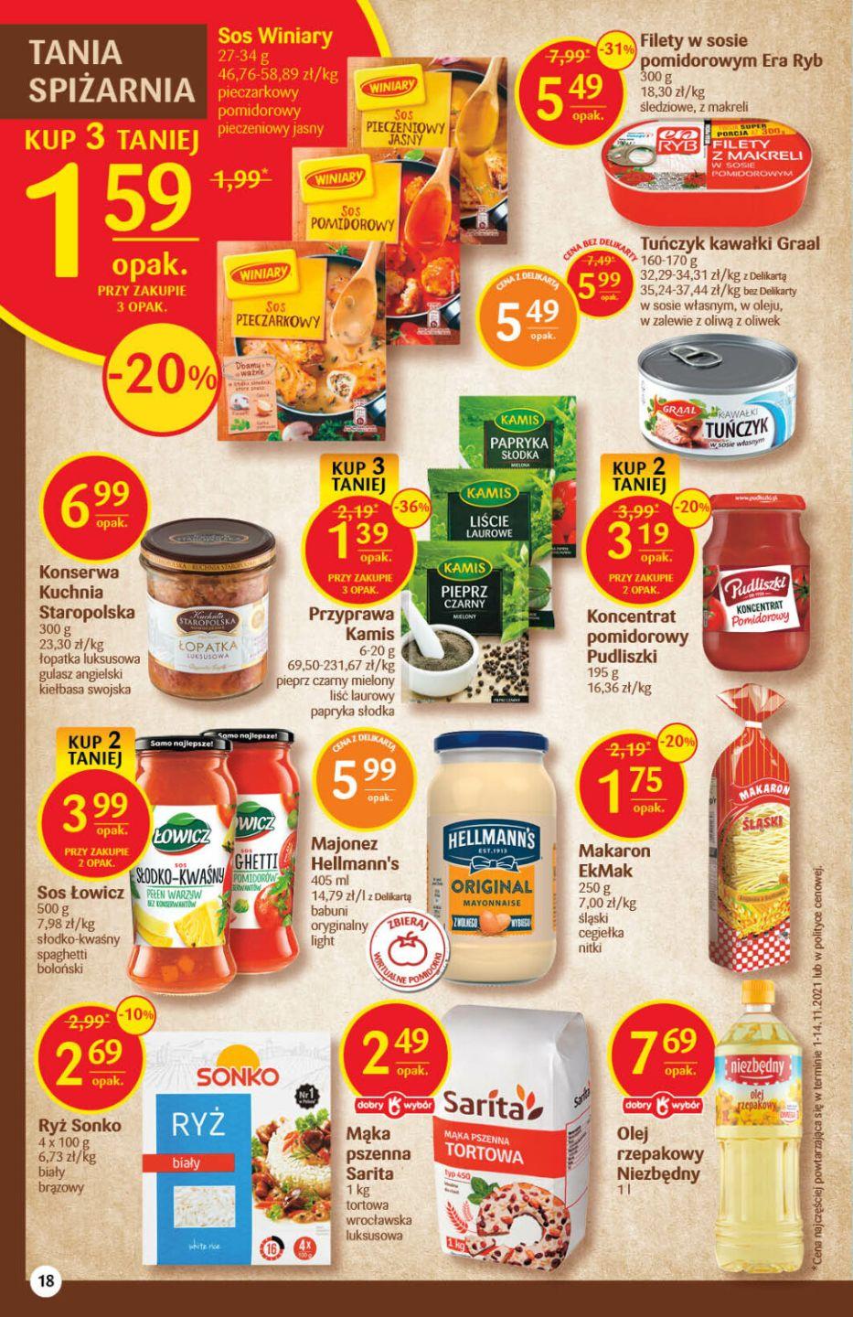 Gazetka promocyjna Delikatesy Centrum str. 18