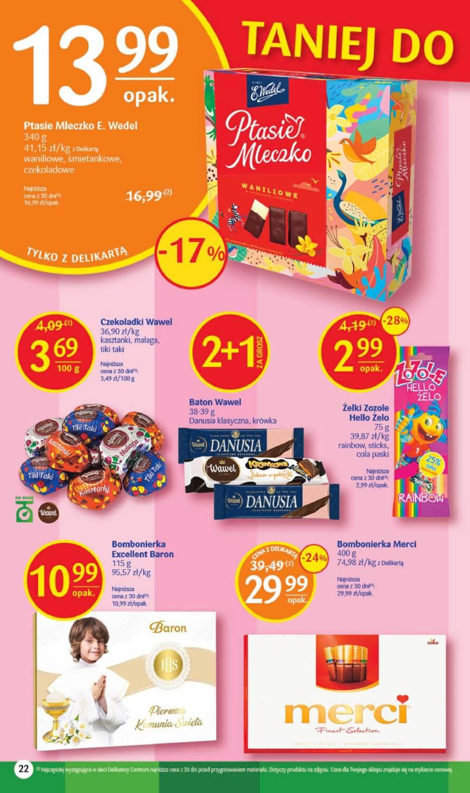 Gazetka promocyjna Delikatesy Centrum str. 22