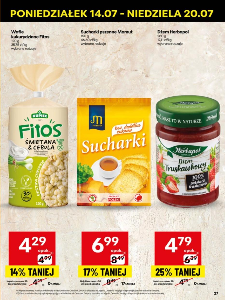 Gazetka promocyjna Delikatesy Centrum str. 27