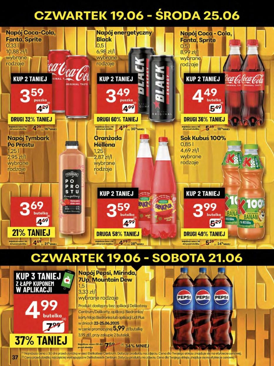 Gazetka promocyjna Delikatesy Centrum str. 37