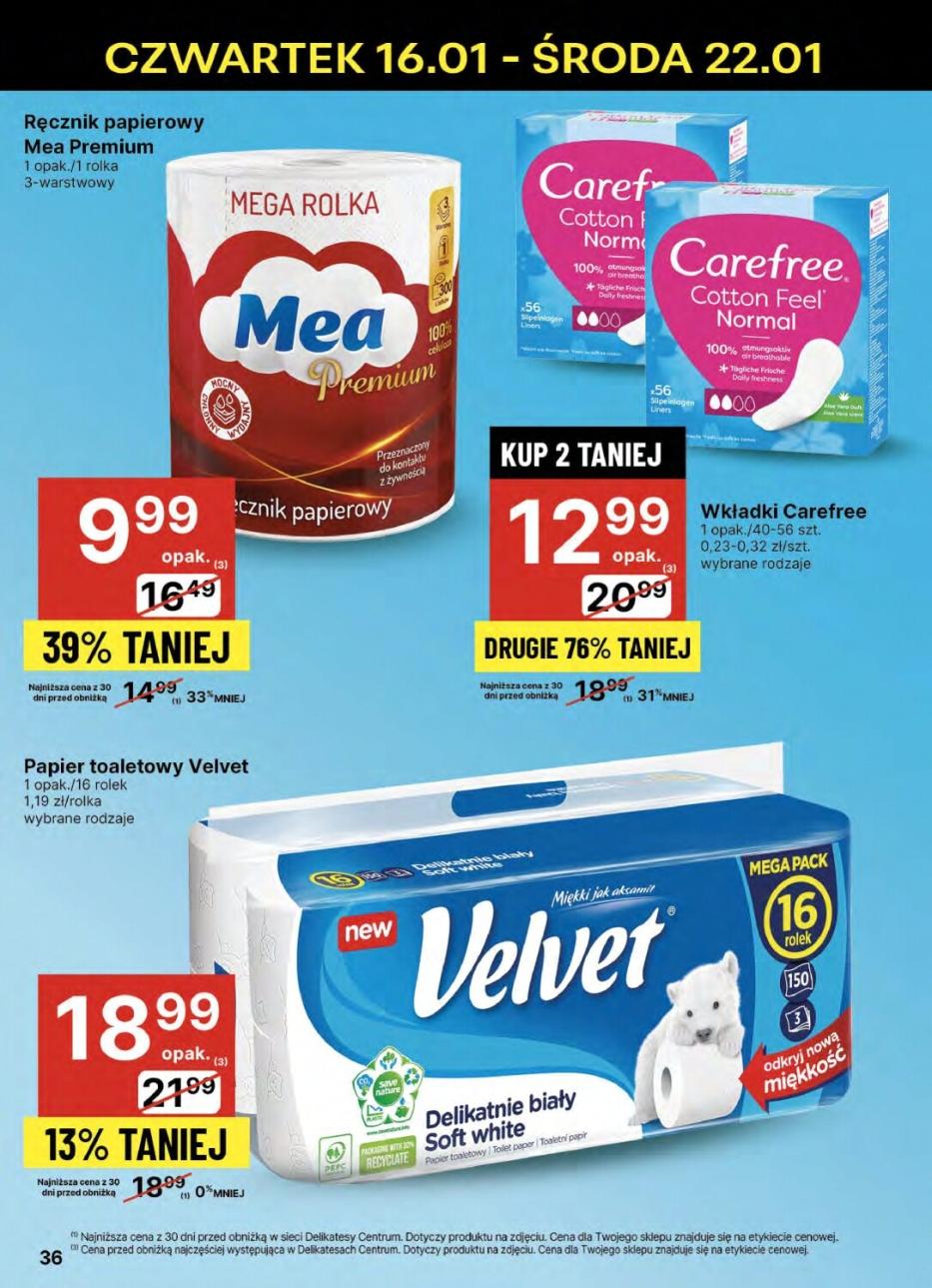 Gazetka promocyjna Delikatesy Centrum str. 36