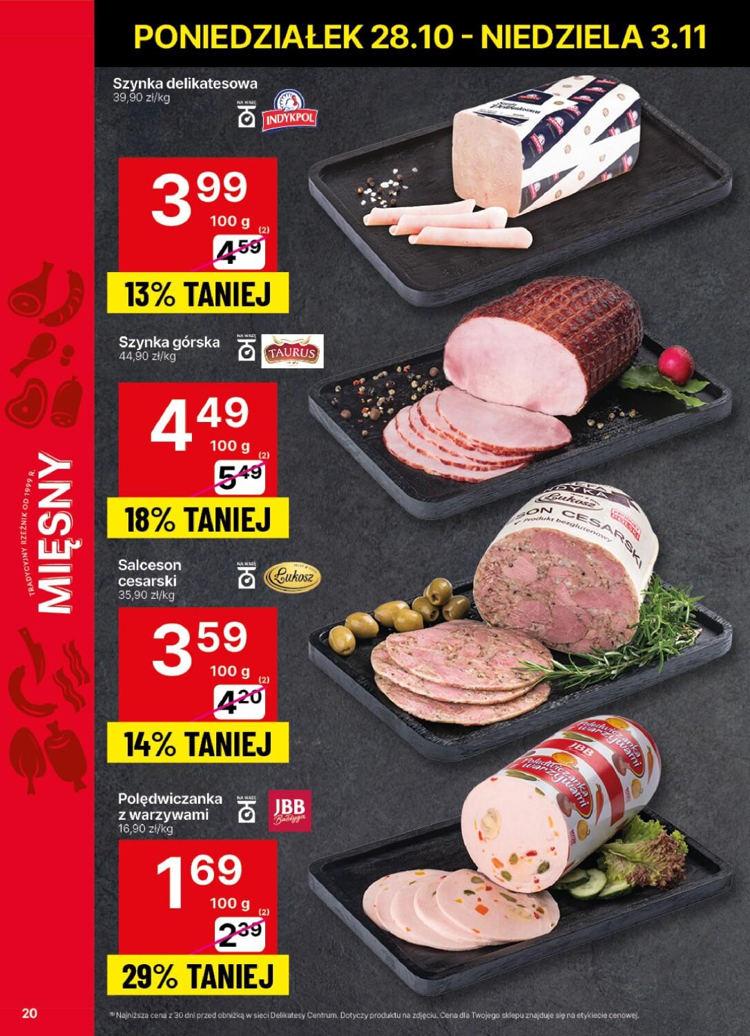 Gazetka promocyjna Delikatesy Centrum str. 20