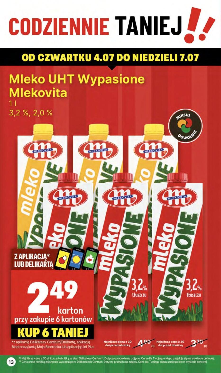 Gazetka promocyjna Delikatesy Centrum str. 13