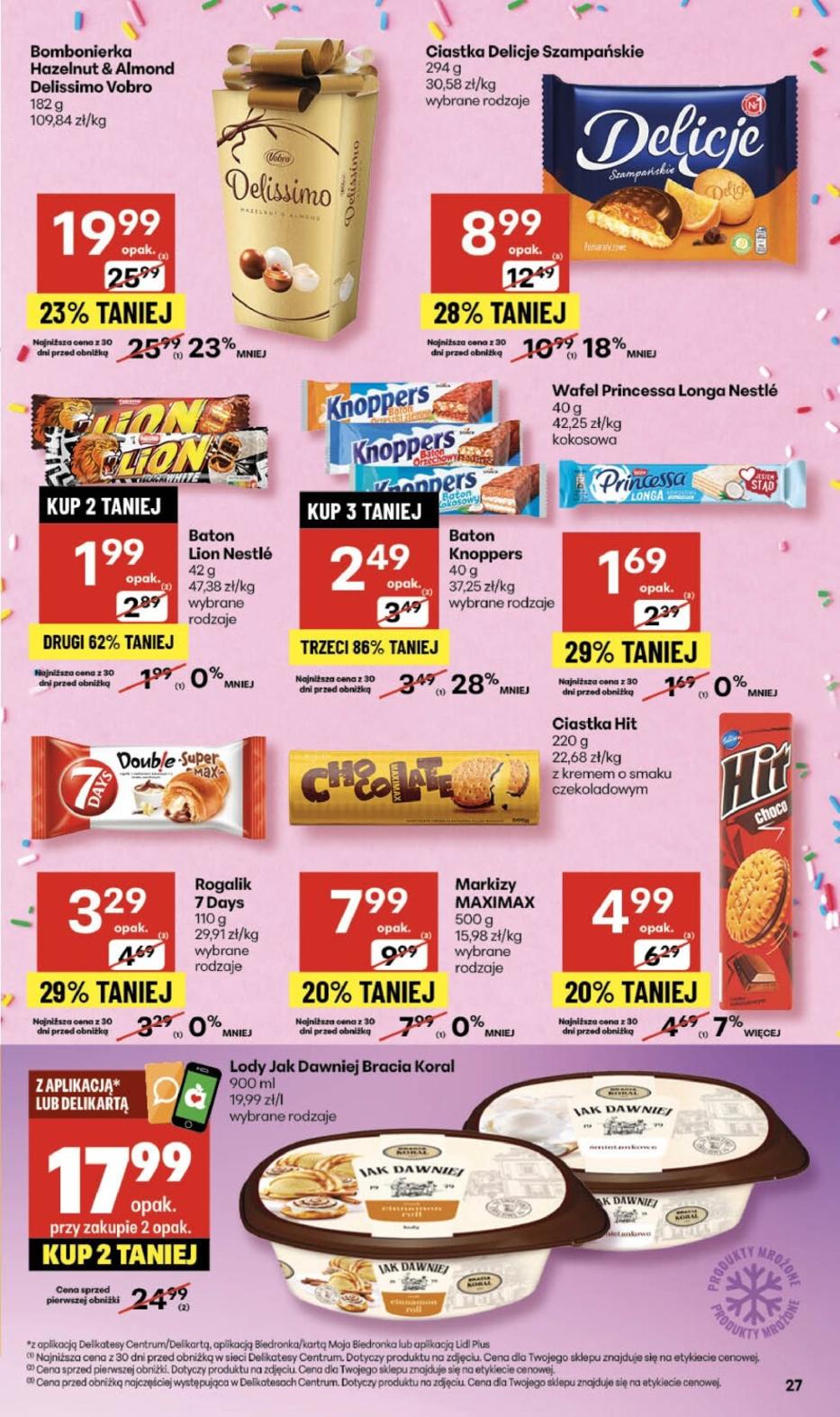 Gazetka promocyjna Delikatesy Centrum str. 27