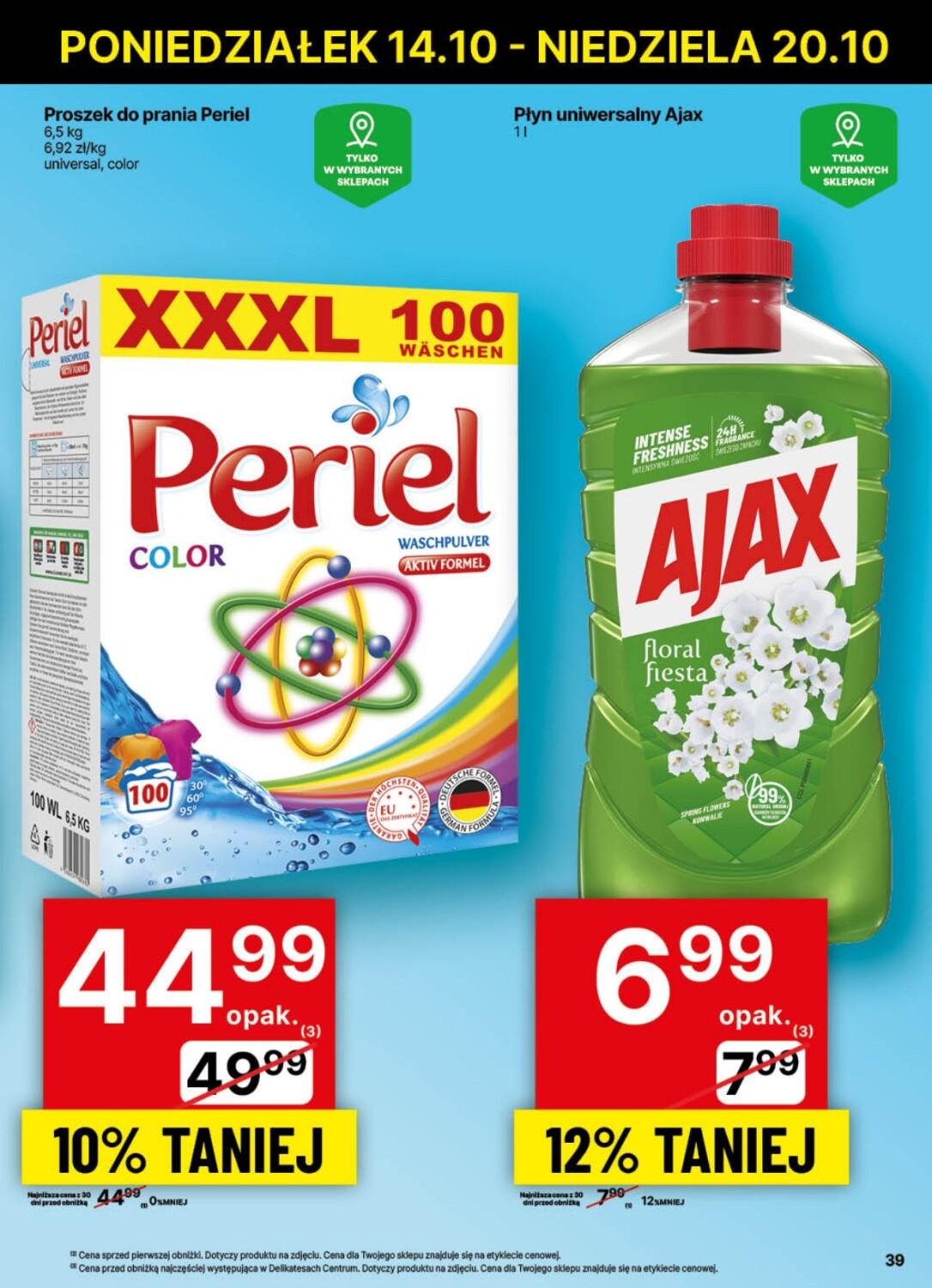 Gazetka promocyjna Delikatesy Centrum str. 39