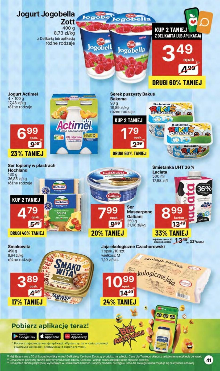 Gazetka promocyjna Delikatesy Centrum str. 41