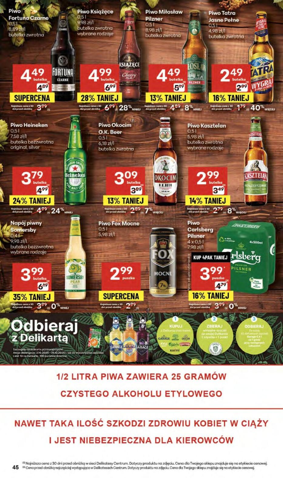 Gazetka promocyjna Delikatesy Centrum str. 45