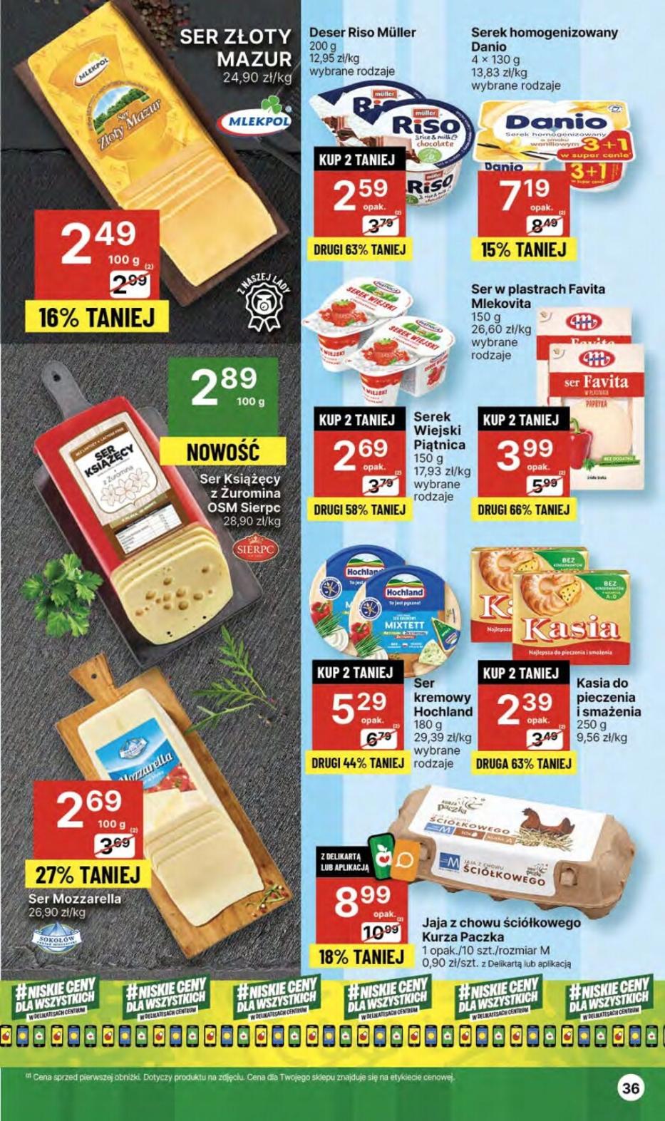 Gazetka promocyjna Delikatesy Centrum str. 36