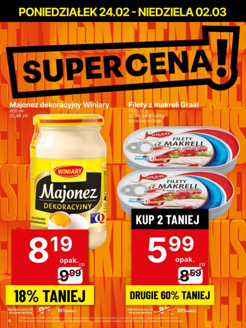 Gazetka promocyjna Delikatesy Centrum str. 8