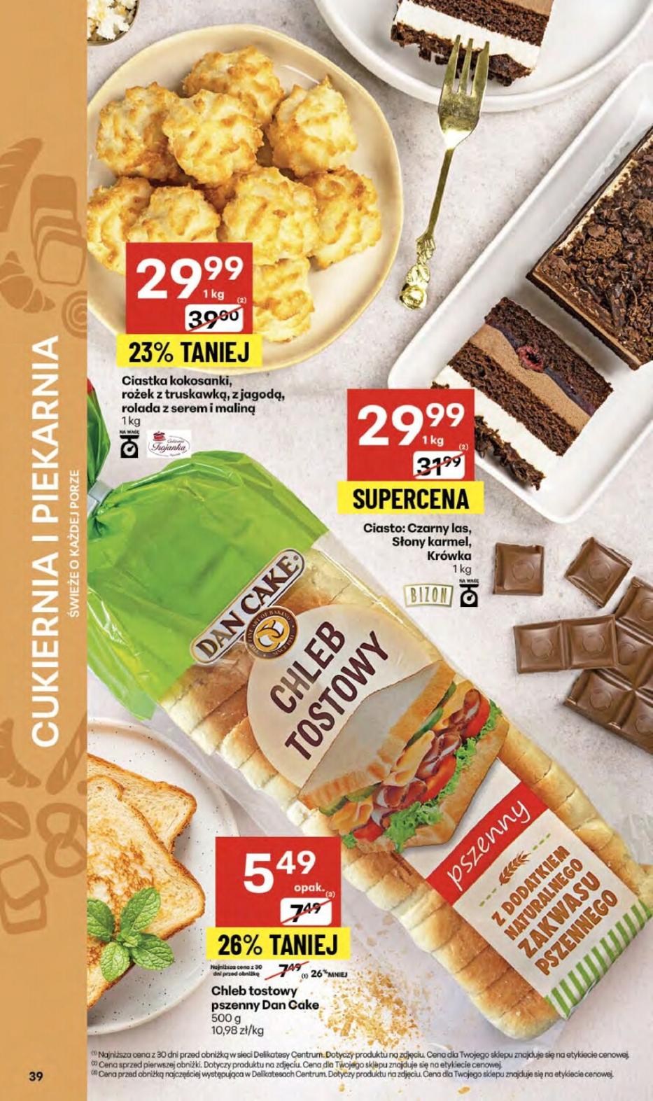 Gazetka promocyjna Delikatesy Centrum str. 39