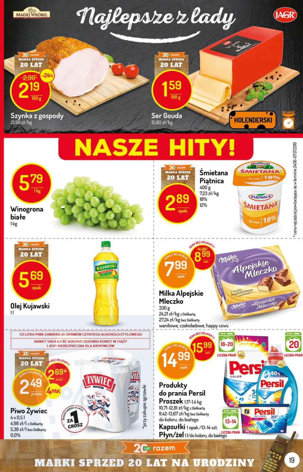 Gazetka promocyjna Delikatesy Centrum str. 19