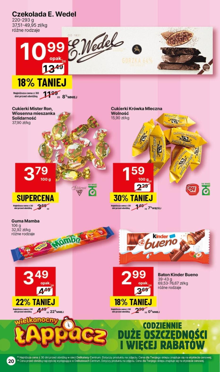 Gazetka promocyjna Delikatesy Centrum str. 20