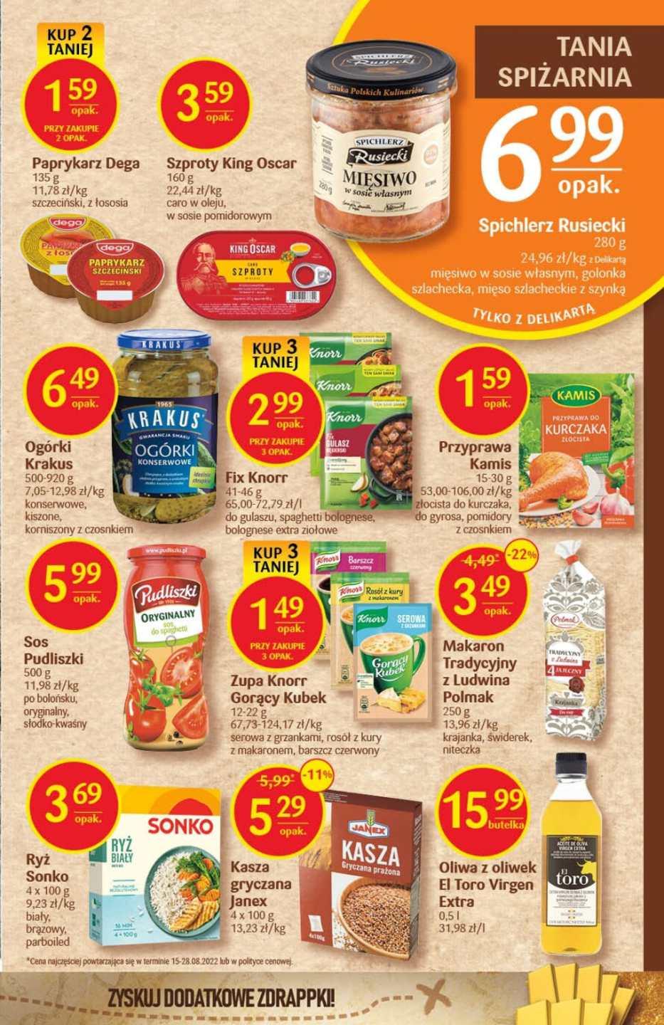 Gazetka promocyjna Delikatesy Centrum str. 21