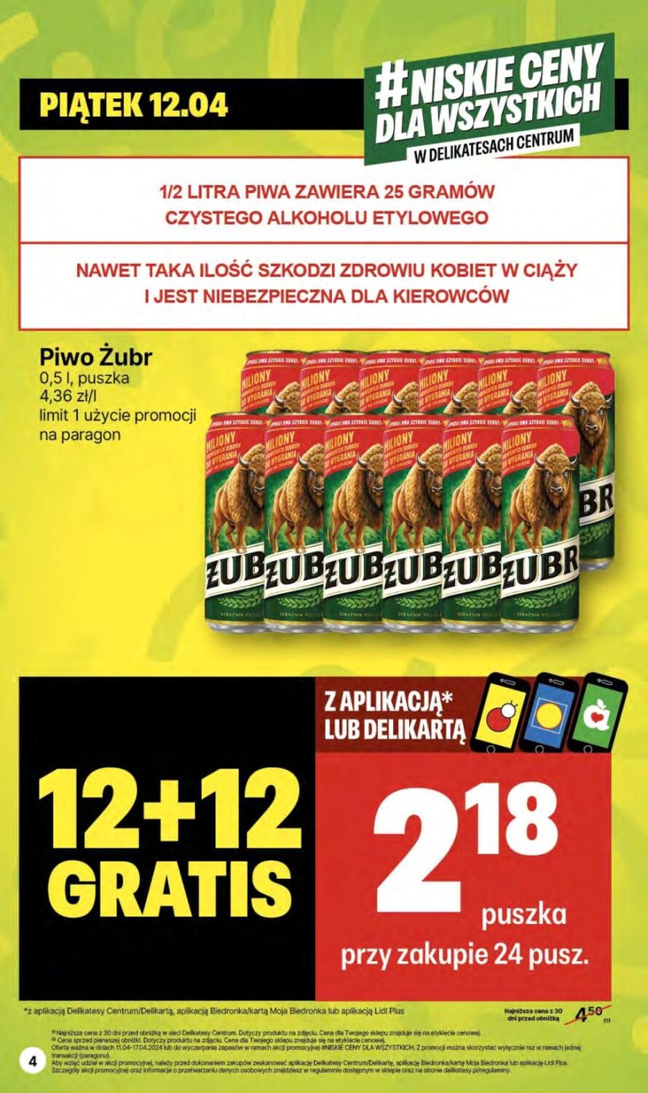 Gazetka promocyjna Delikatesy Centrum str. 4