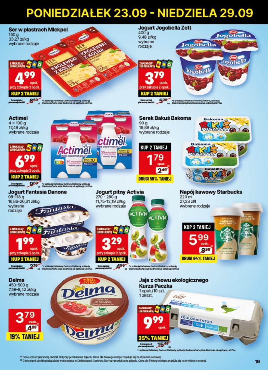 Gazetka promocyjna Delikatesy Centrum str. 19