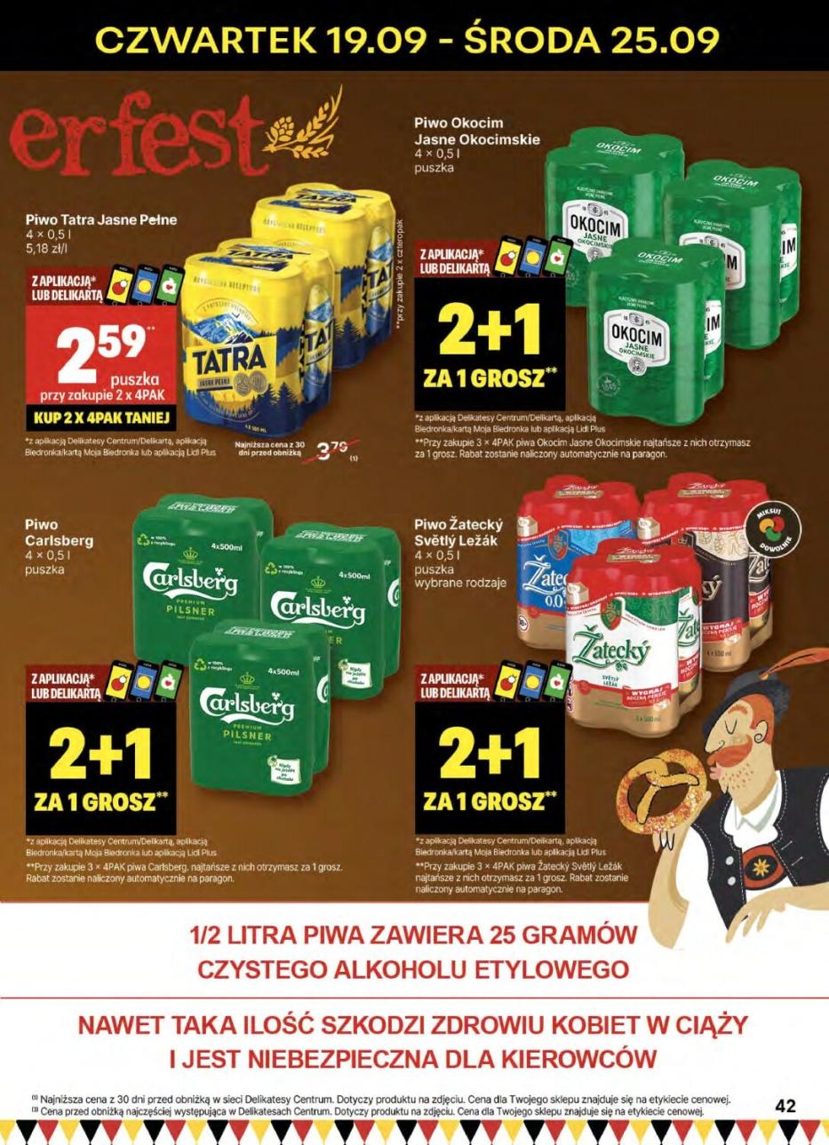 Gazetka promocyjna Delikatesy Centrum str. 42
