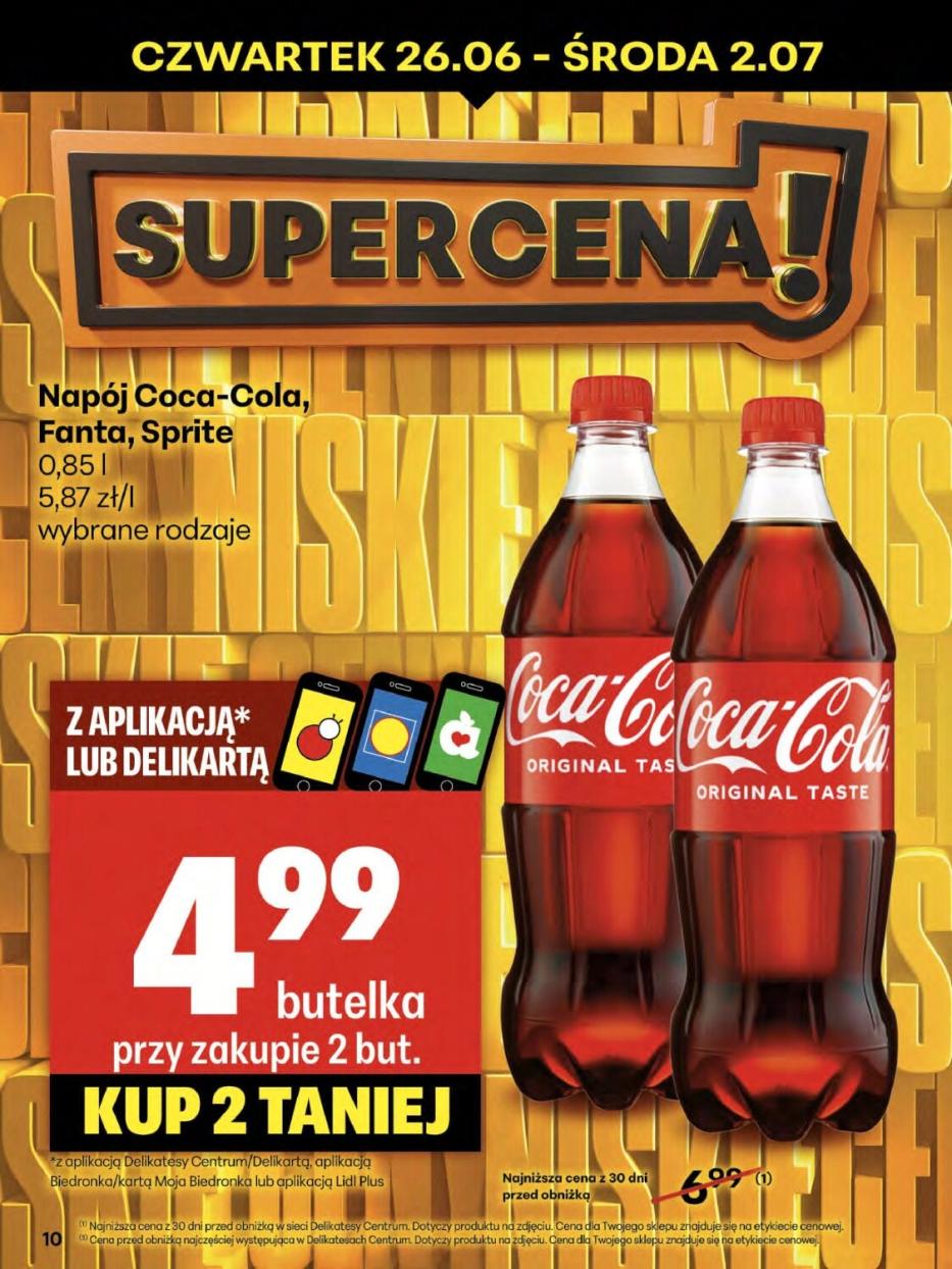 Gazetka promocyjna Delikatesy Centrum str. 10