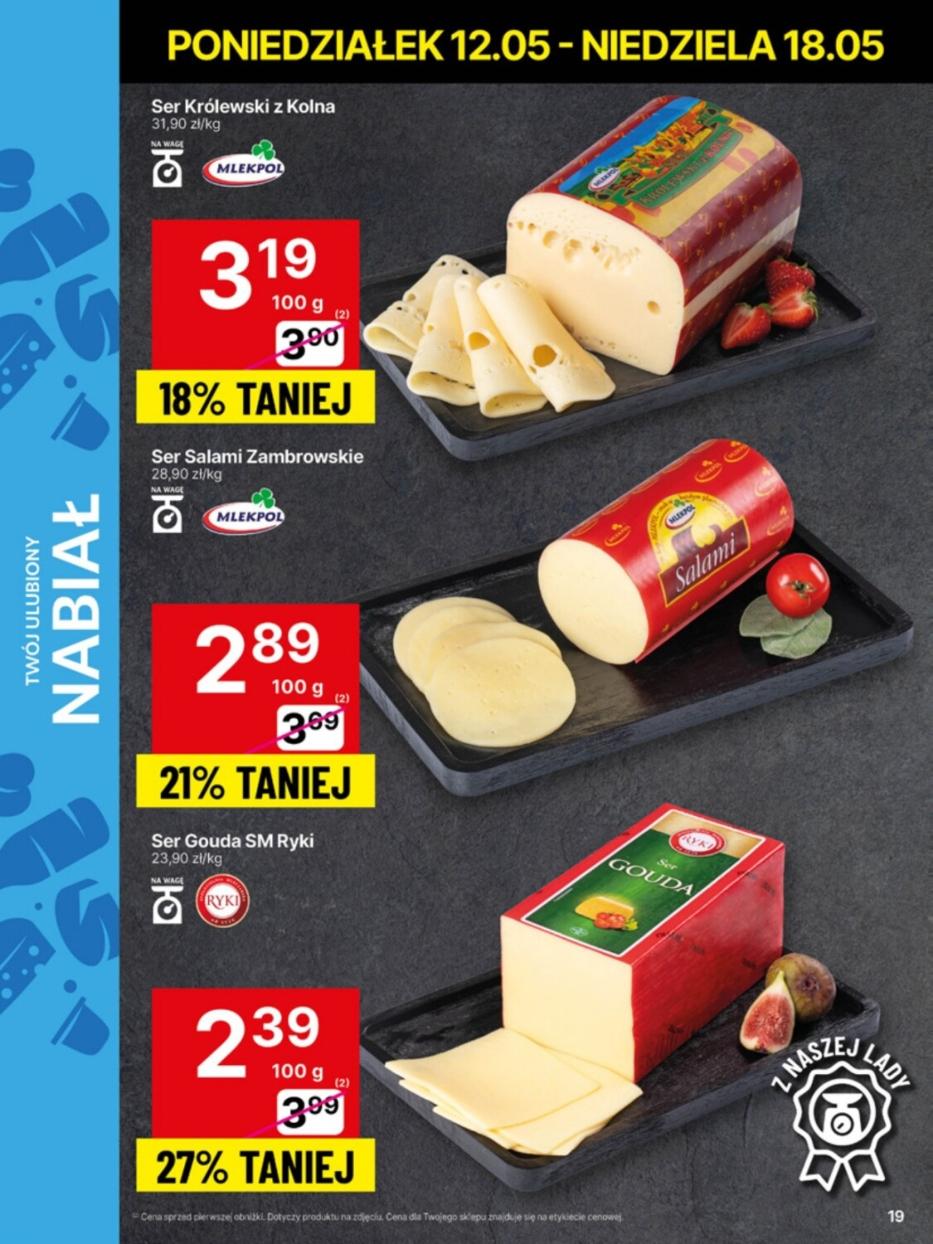 Gazetka promocyjna Delikatesy Centrum str. 19