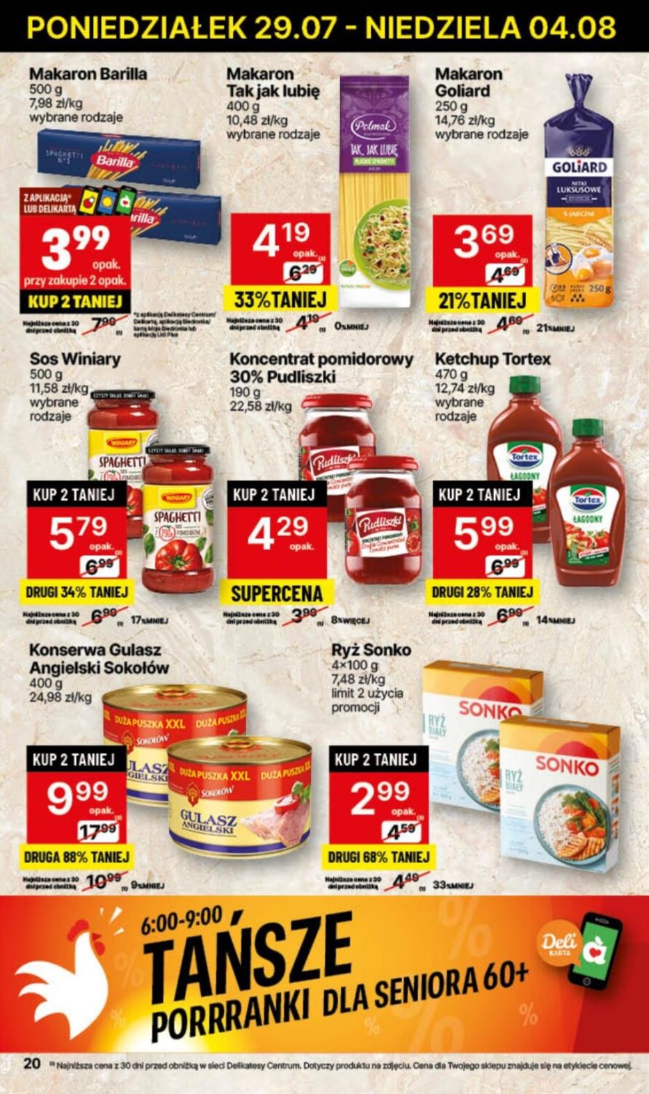 Gazetka promocyjna Delikatesy Centrum str. 20