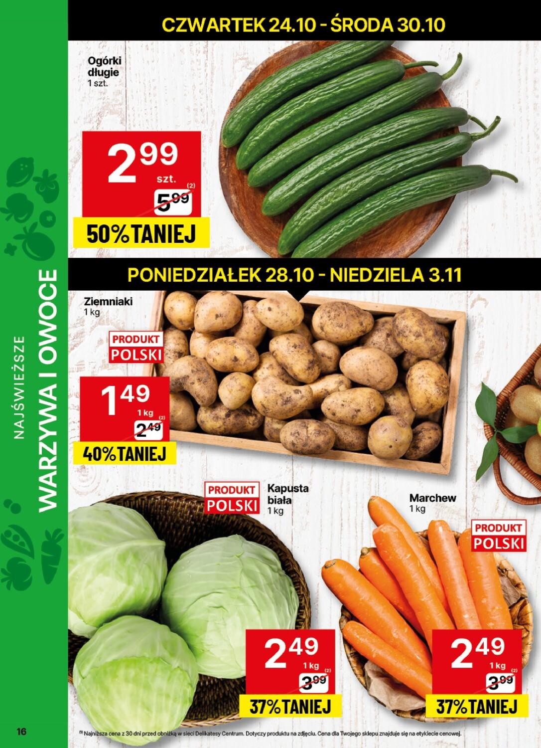 Gazetka promocyjna Delikatesy Centrum str. 16