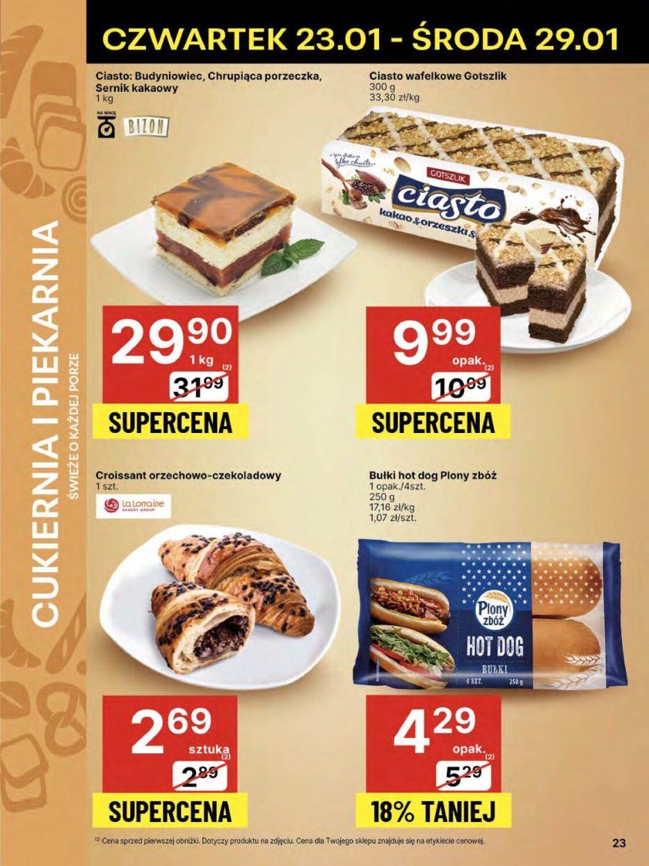 Gazetka promocyjna Delikatesy Centrum str. 23