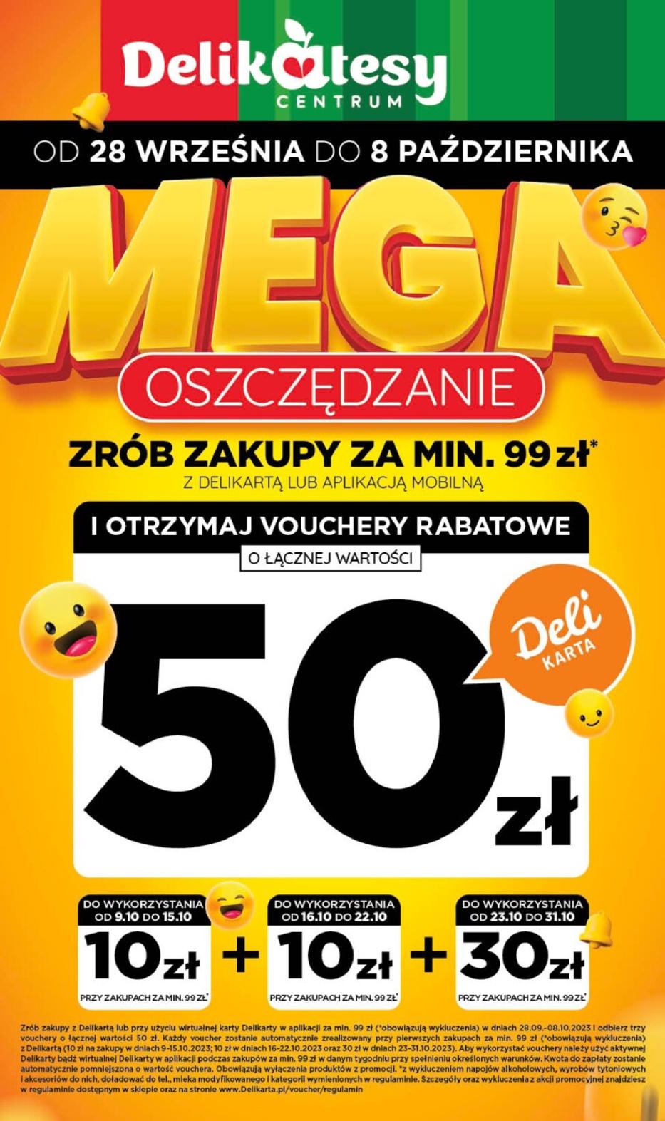 Gazetka promocyjna Delikatesy Centrum str. 1