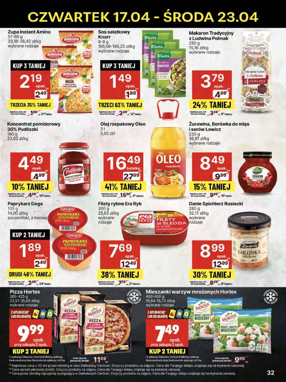 Gazetka promocyjna Delikatesy Centrum str. 32
