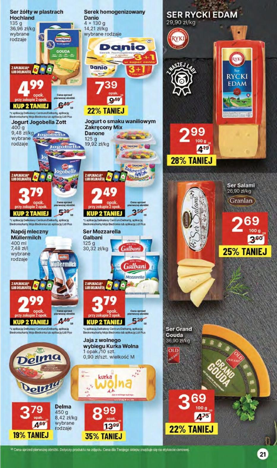 Gazetka promocyjna Delikatesy Centrum str. 21