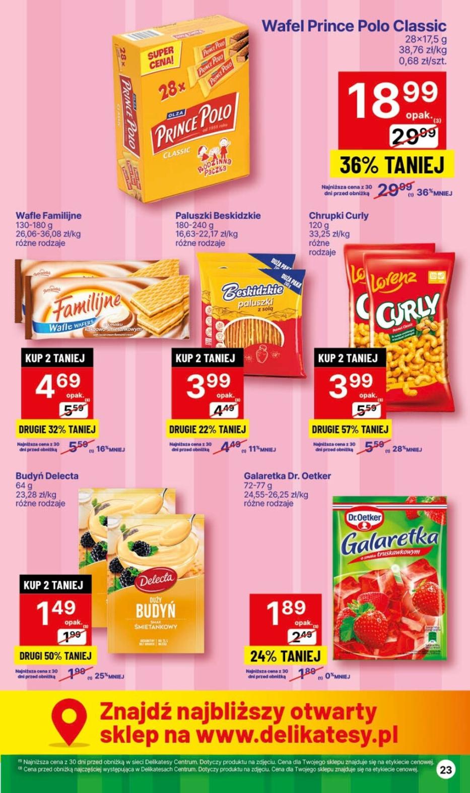 Gazetka promocyjna Delikatesy Centrum str. 23