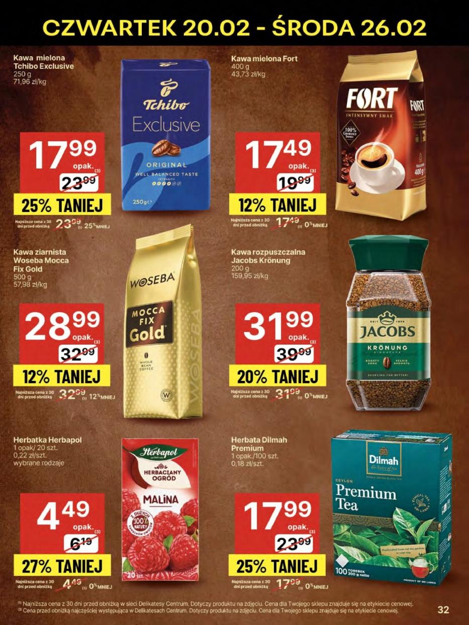 Gazetka promocyjna Delikatesy Centrum str. 32