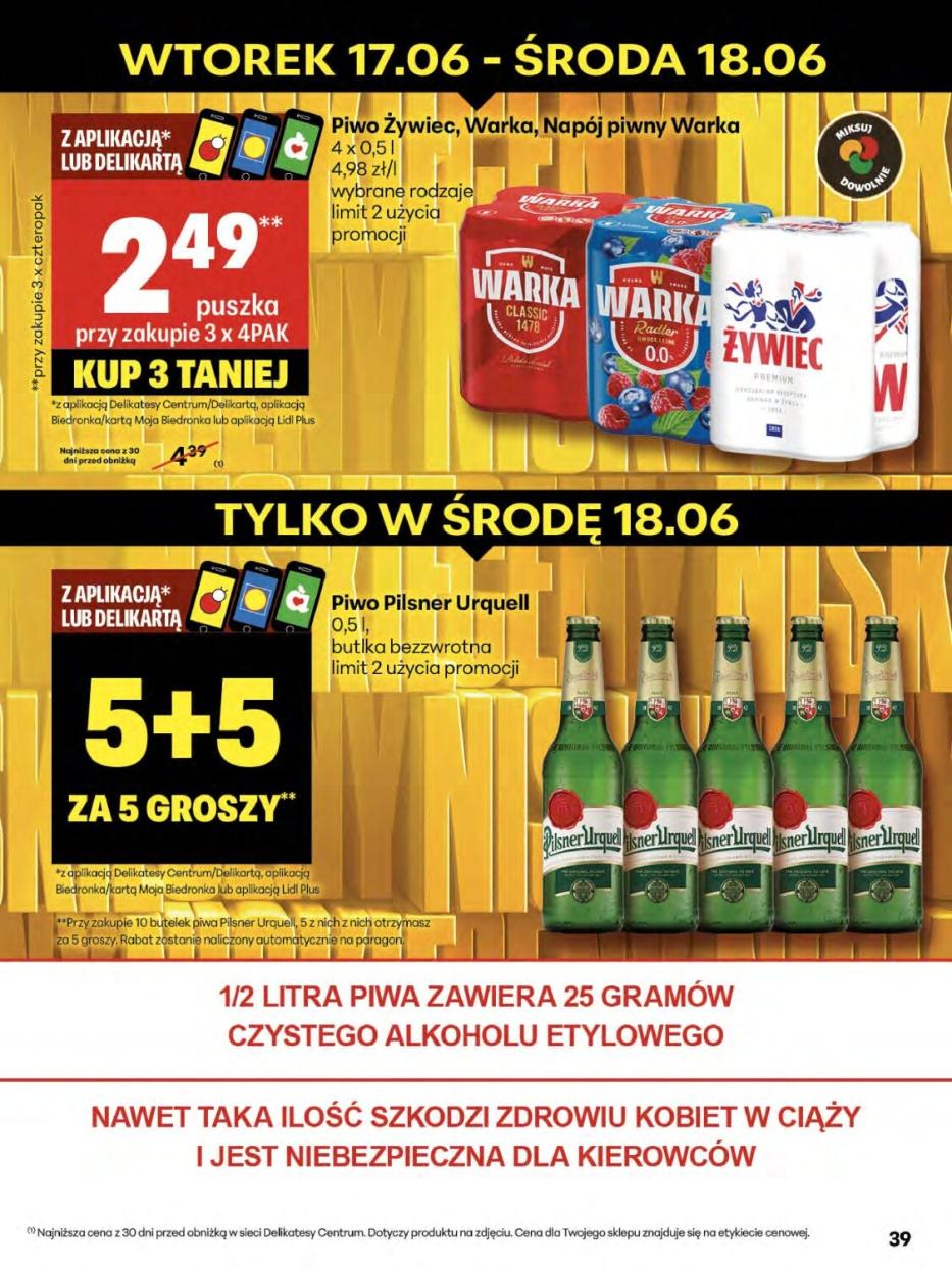 Gazetka promocyjna Delikatesy Centrum str. 39