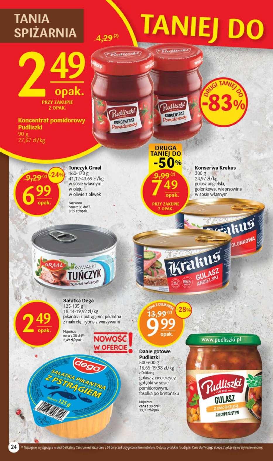 Gazetka promocyjna Delikatesy Centrum str. 24