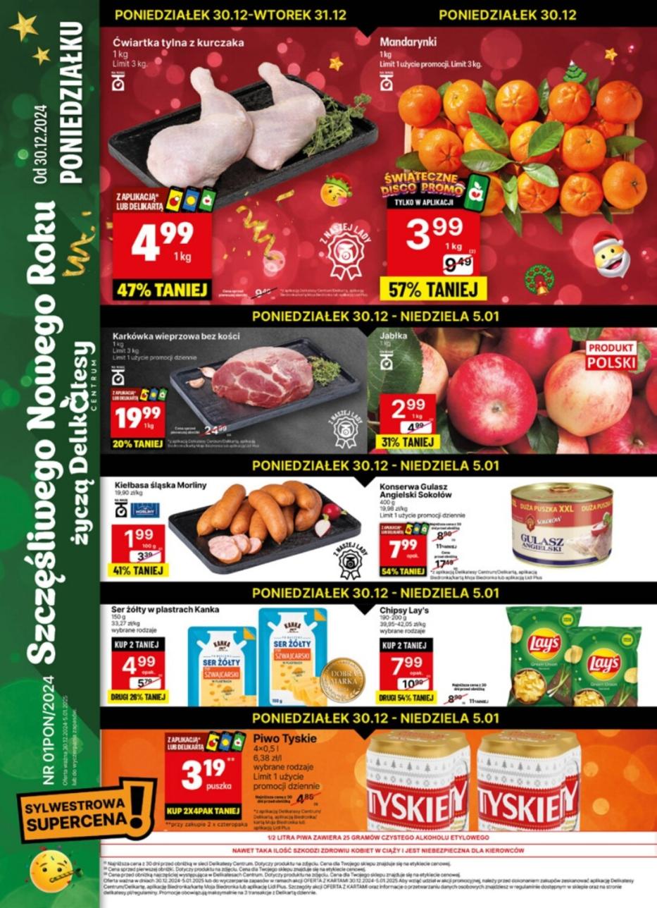 Gazetka promocyjna Delikatesy Centrum str. 1