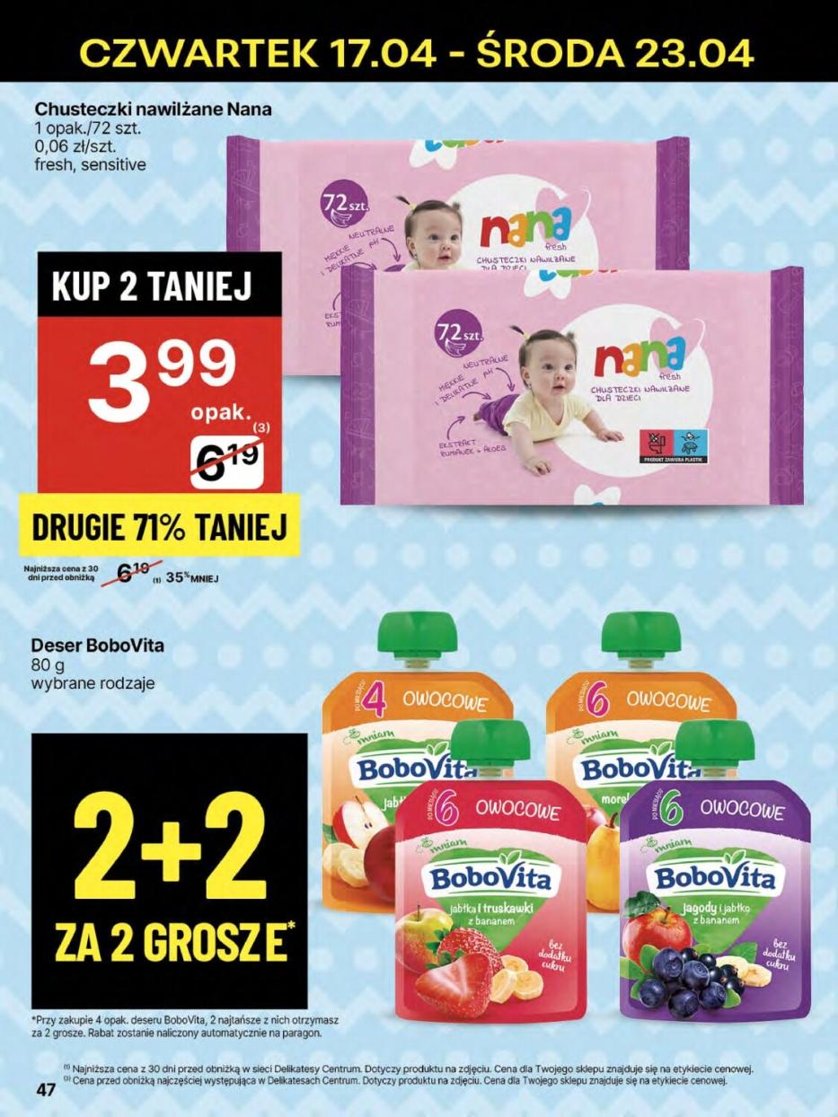 Gazetka promocyjna Delikatesy Centrum str. 47