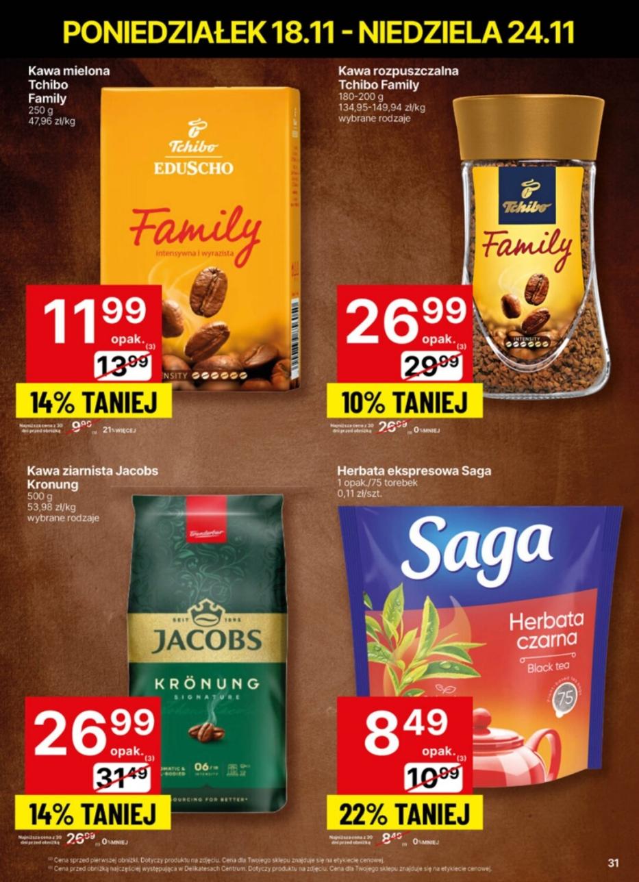 Gazetka promocyjna Delikatesy Centrum str. 31