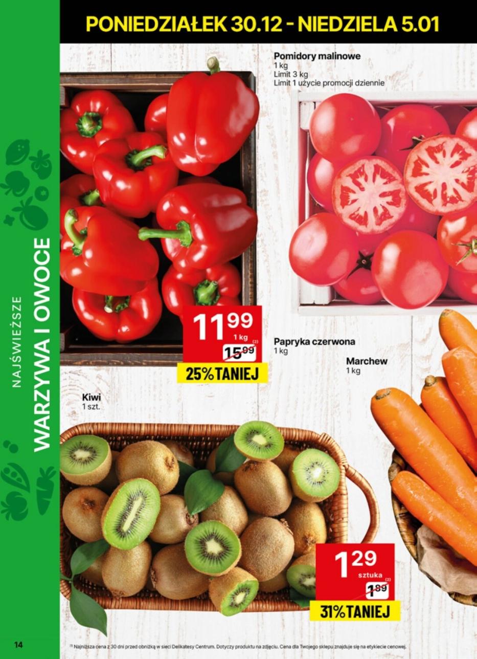 Gazetka promocyjna Delikatesy Centrum str. 14