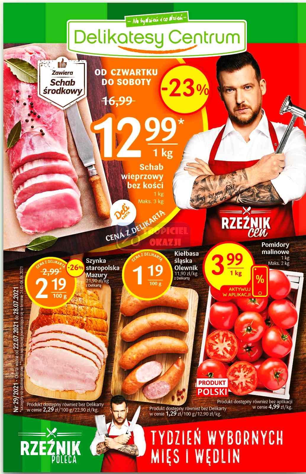 Gazetka promocyjna Delikatesy Centrum str. 1