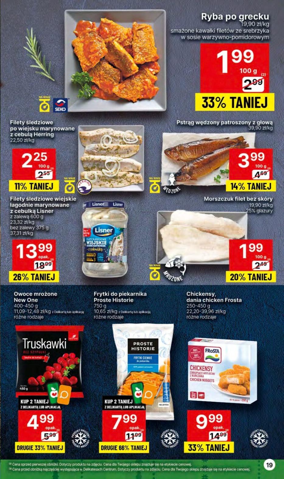 Gazetka promocyjna Delikatesy Centrum str. 19