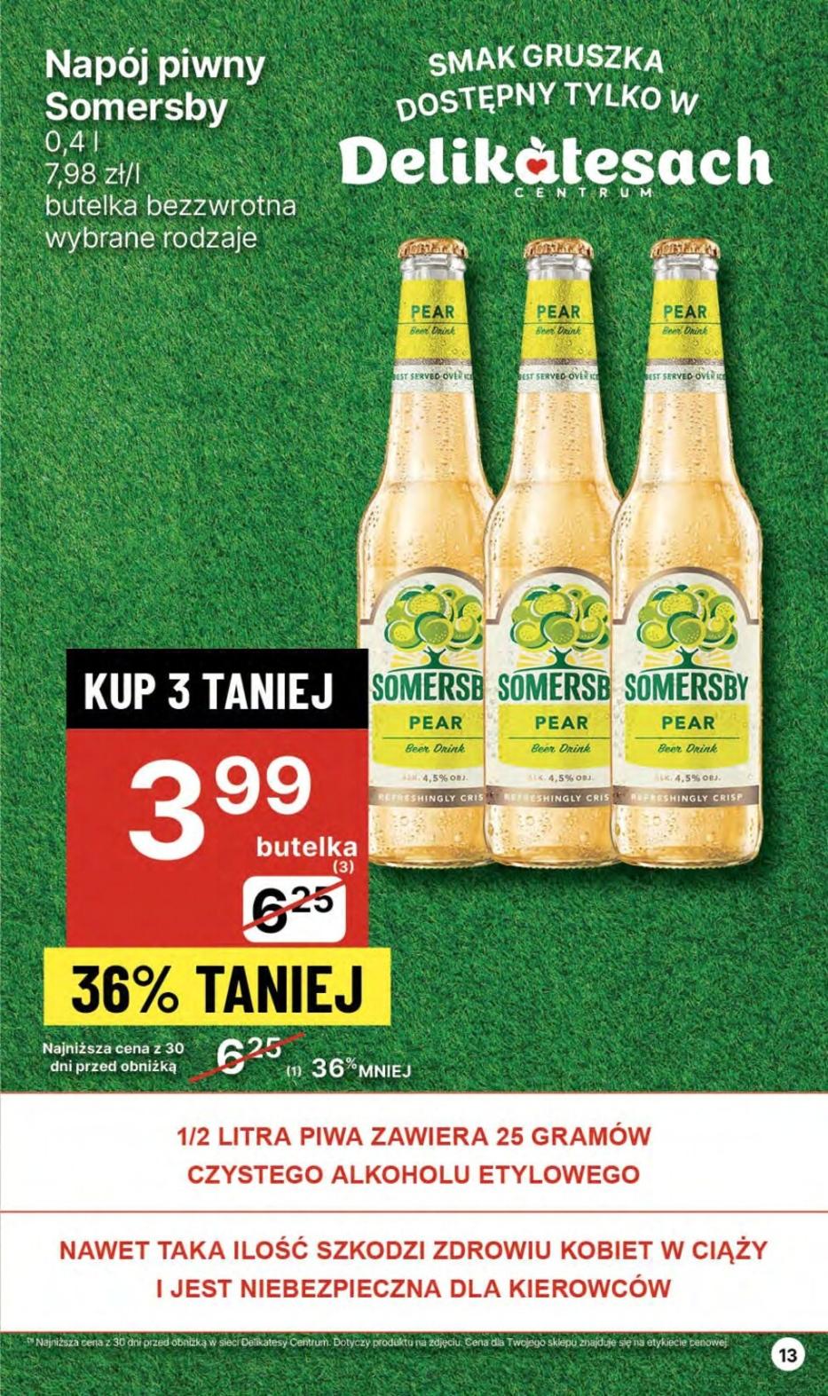 Gazetka promocyjna Delikatesy Centrum str. 13