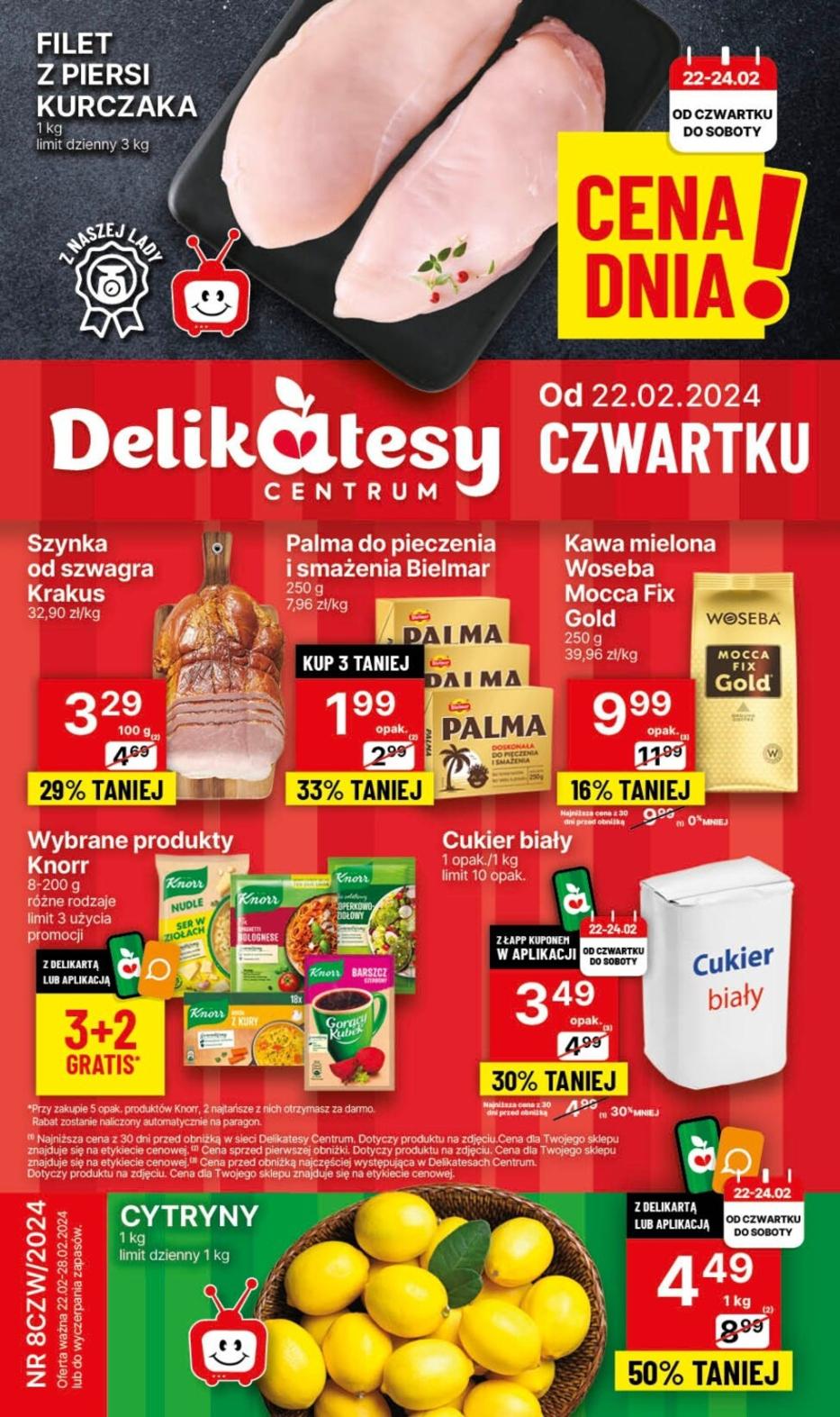 Gazetka promocyjna Delikatesy Centrum str. 1