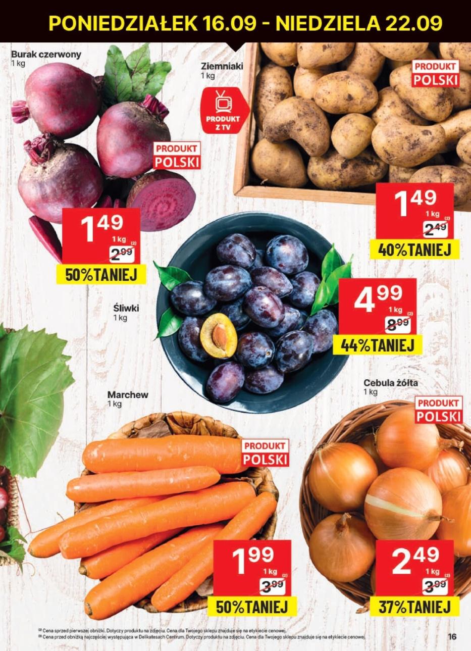 Gazetka promocyjna Delikatesy Centrum str. 16
