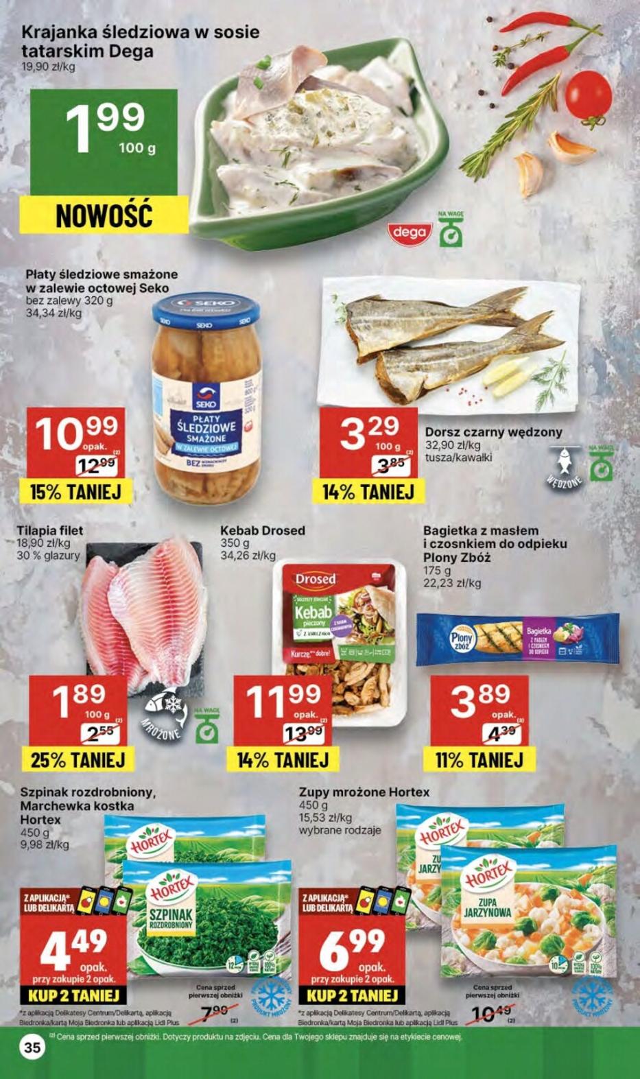 Gazetka promocyjna Delikatesy Centrum str. 35