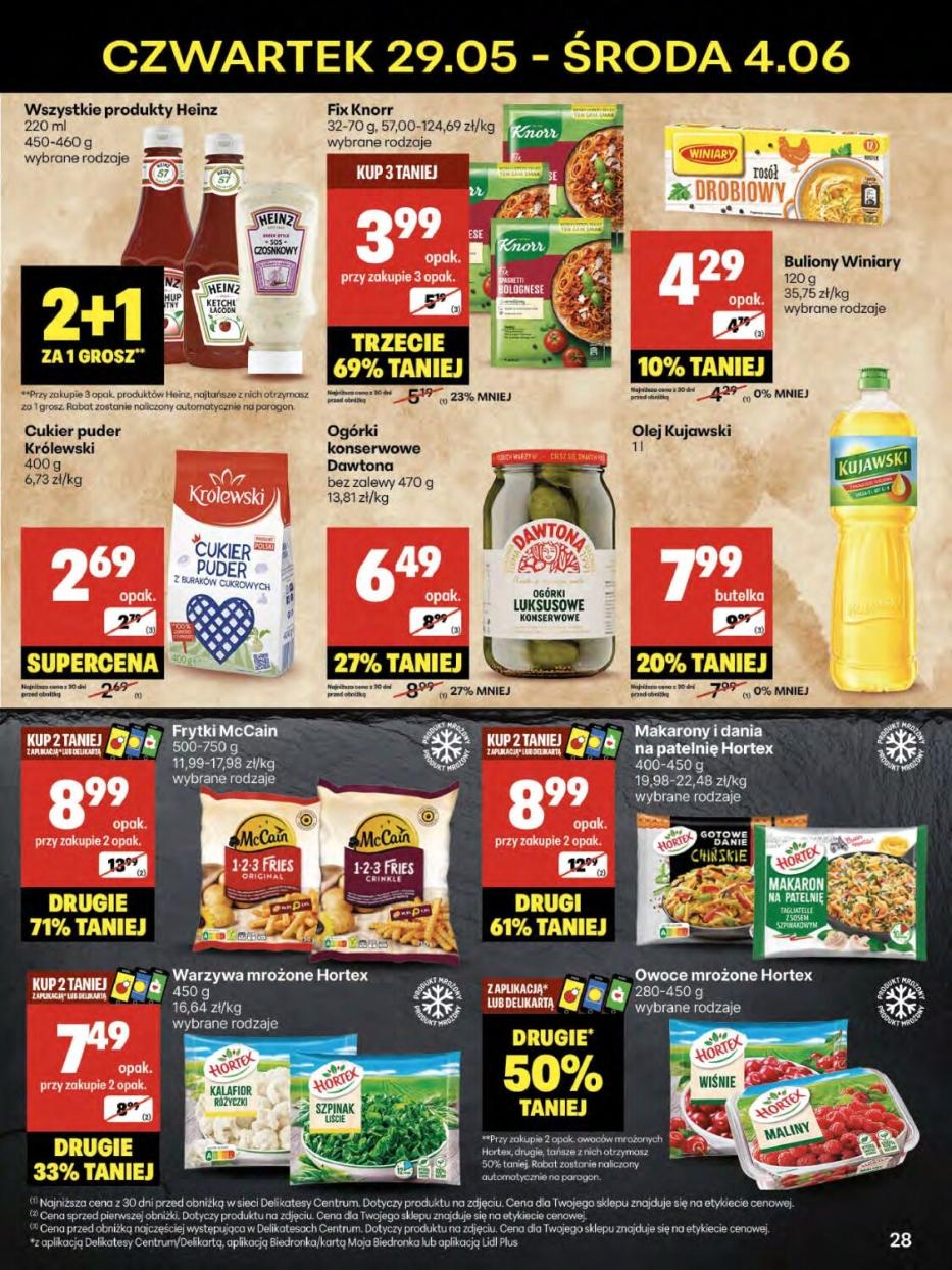 Gazetka promocyjna Delikatesy Centrum str. 28